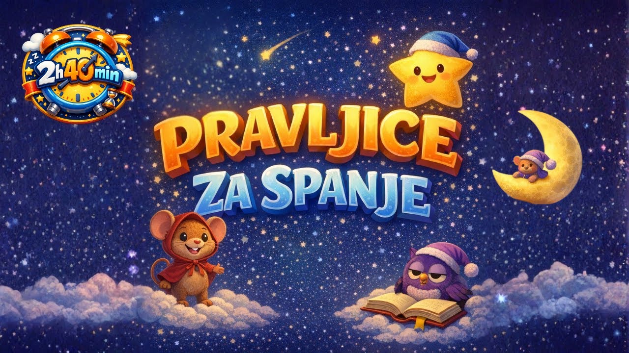 Pravljice za lahko noč | Sapramiška, Vidkova srajčica, Janko in Metka, Zvezdica Zaspanka, Volk...