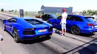 Download Lagu Lamborghini Aventador LP700-4 800HP CZR  vs Audi RS6 750HP CZR MP3