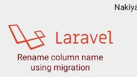 Laravel how to rename column name using migration