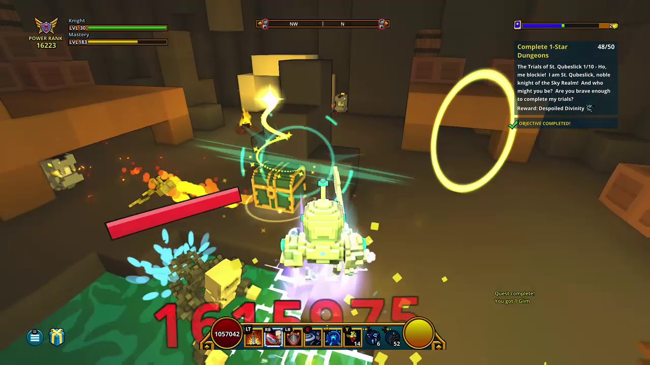 Trove: The Trials Of St. Qubeslick 1/10 - Complete 50 1-Star Dungeons