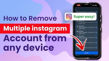 How to remove multiple Instagram account from any device 2024 | Initial Solution