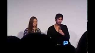Ian Somerhalder explains his tattoo "HIC ET NUNC" - Panel BloodyNightCon4 Barcelona