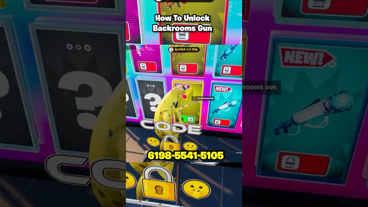 UNLOCK Backrooms Gun In SUPER 1V1 FFA!