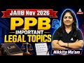 JAIIB Nov 2026 | PPB Important Legal Topics | Nikkita Singh 🎯
