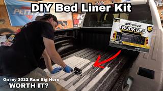 DIY Roll On Bed Liner - Rustoleum Pro Grade Kit On My 2022 Ram Big Horn 1500