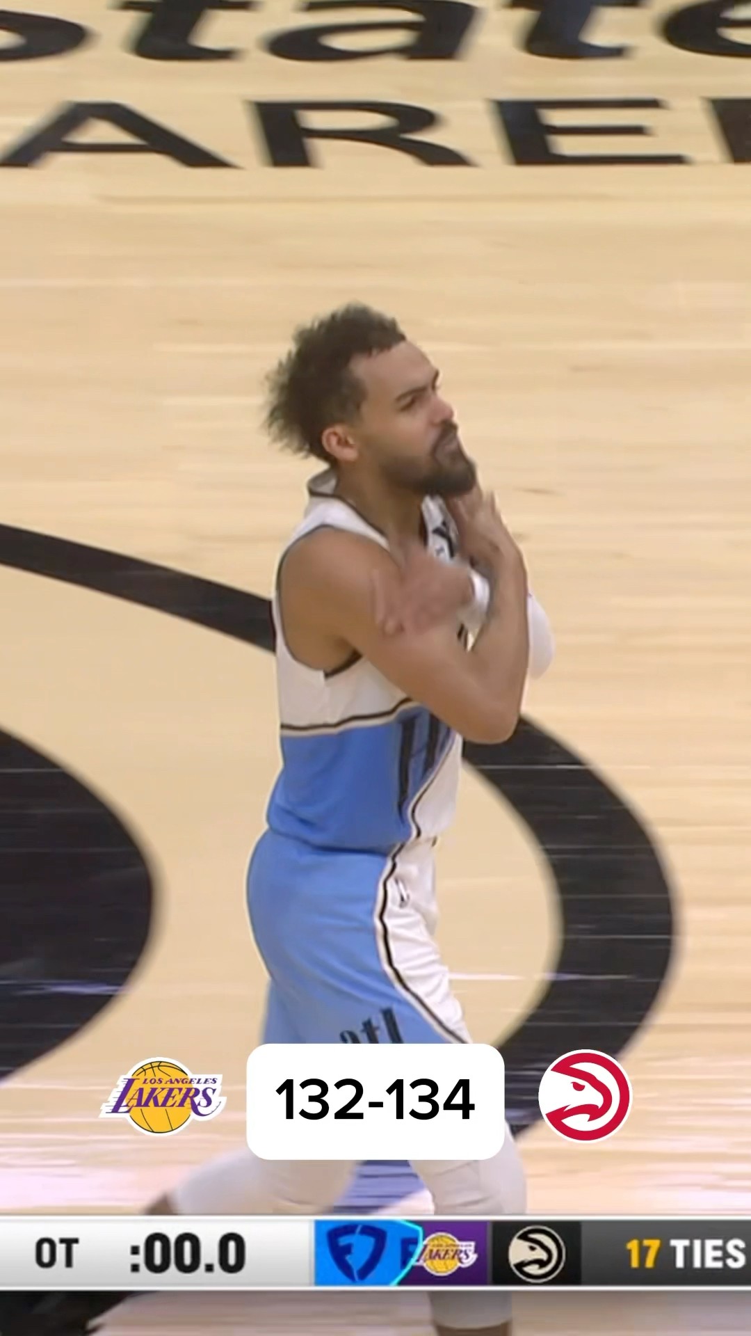 INSANE OT THRILLER Lakers at Hawks ??