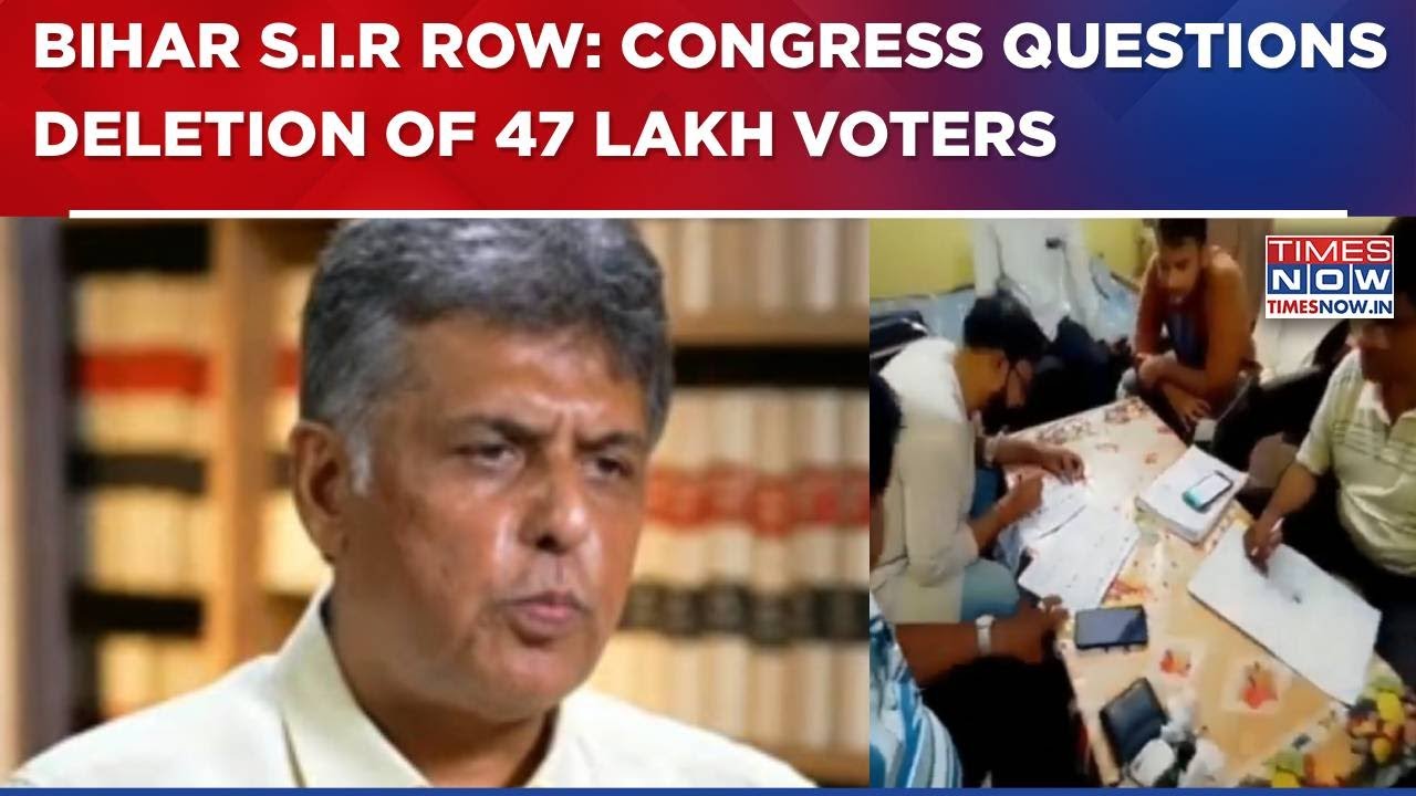 Bihar S.I.R Drive: Congress Questions Deletion Of 47 Lakh Voters, Asks For Detailed Breakdown| WATCH