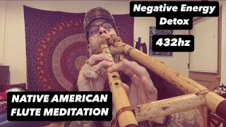 10 Minute Native American Flute Meditation | Thunderstorm Solar Plexus Detox | 432 Hz