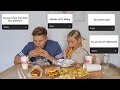 MUKBANG + PERSONAL Q&A | James and Carys