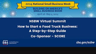 SBA: How to Start a Food Truck Business: A Step-by-Step Guide  Co-Sponsor - SCORE | SHE BOSS TALK