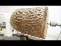 Woodturning - Wooden hollow ball