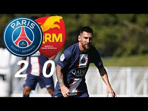 Psg vs Quevilly Résumé et buts