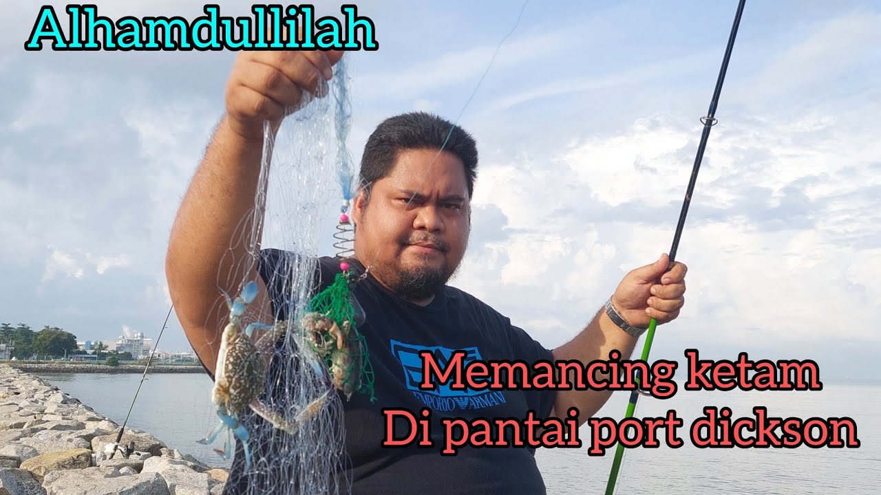 (EP:107)MEMANCING KETAM DI PANTAI PORT DICKSON