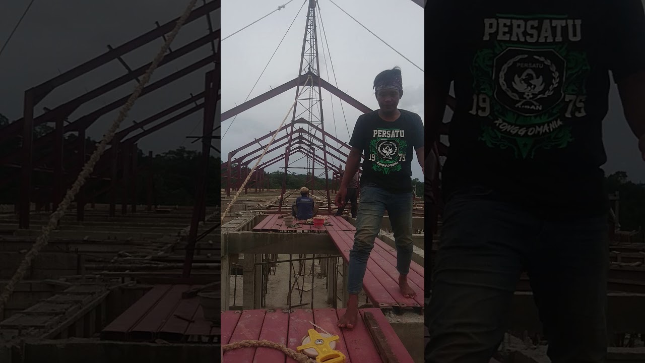 Cara menaikan kuda kuda di atas kuda kuda secara manual - YouTube