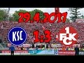 Karlsruher sc 13 1 fc kaiserslautern  2942017  derbysieger