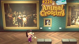 Plein d’oeuvres d’art  & Tour de l’île de Valentin Animal Crossing New Horizons 226