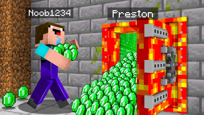 Watch PrestonPlayz - S1:E3 Most Secure Minecraft House Battle!; 7 Ways to  Steal My Wife's Diamonds in Minecraft! (2022) Online for Free, The Roku  Channel