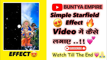 how to edit simple starfield in alight motion | simple starfield effect kaise lagaye alight motion 😍