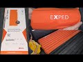 EXPED DURA 6.5R MW Sleeping Pad Unboxing Setup Inflation and Review Perfect Fit in Tesla Cybertruck