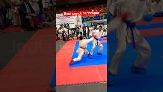 Perfect punch technique #karate #martialarts #sports #india