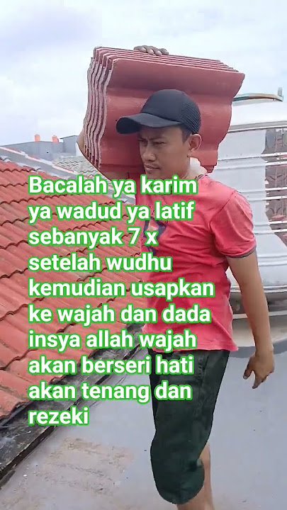 Bacalah ya karim ya wadud 7x setelah wudhu wajah berseri hati tenang dan rezeki berkah #yukberdoa