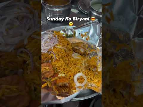 Sunday ko Biryani 😋 #biryani #biryanirecipe #biryanilovers #sundaymood #youtubeshorts
