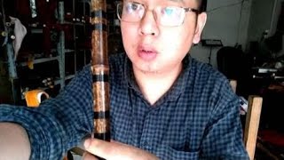 《鲁冰花》紫竹笛子F调试音，无声卡