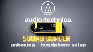 Unboxing the SOUND BURGER - Audio Technica AT-SB727 Turntable (ASMR)