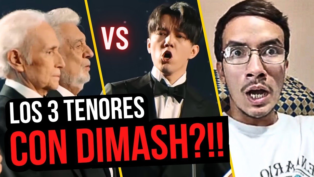 Comparo a Dimash 🆚 Plácido 🆚 J. Carreras en 
