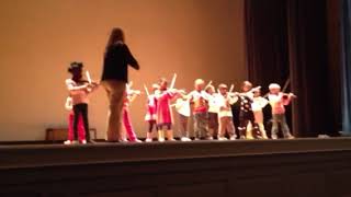 Lyla 1st grade violin recital