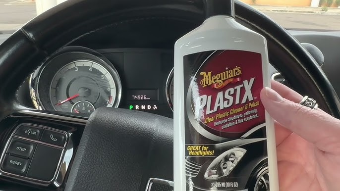 Meguiar's PlastX works as a 3 step- I hate fixing headlights