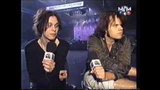 Ville and Migè interview before the concert plus some live (june 4th 2000)@ Riga Forte Festival.