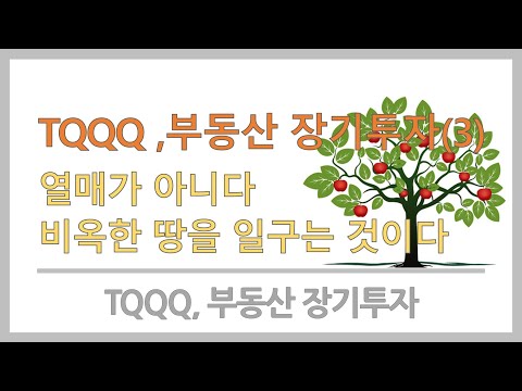 TQQQ, 부동산 장기투자(ETF, SPY,QQQ,QLD 장기투자) 투자의 달콤한 열매에 집중하지 말고 땅을 비옥하게 만들어라, TQQQ 장기투자시 주의사항, 투자시스템의 구축