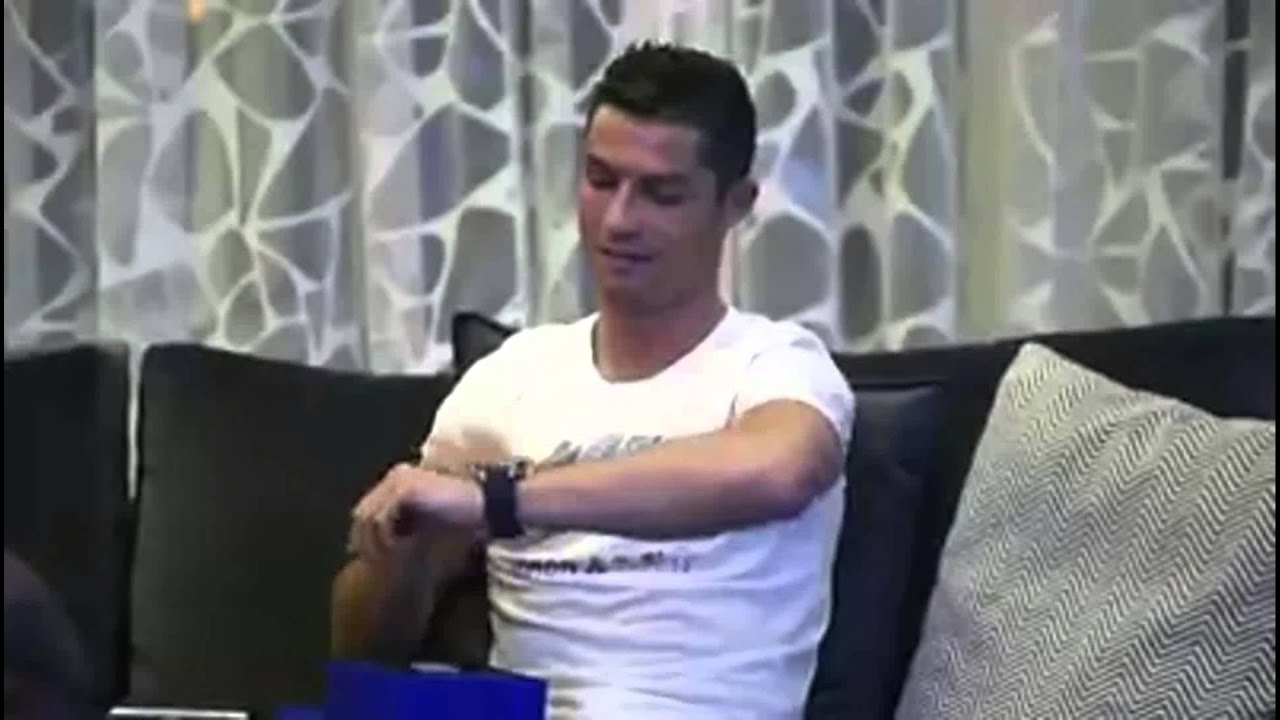 Cristiano Ronaldo wins watch as a gift from his son