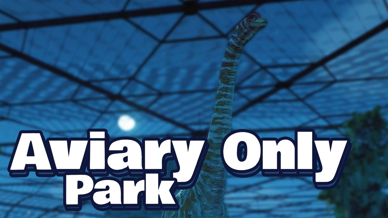 I Forced My Entire Park Into One Aviary | Jurassic World Evolution 3