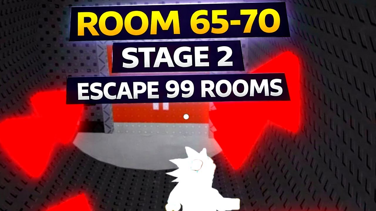 ROOM 65-70 STAGE 2 ESCAPE 99 ROOMS Roblox Walkthrough [Full Guide English] 🗝️
