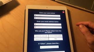 student demo page - cancel button