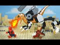 LEGO Trasformer Robot Lazic Save IronMan And SpiderMan