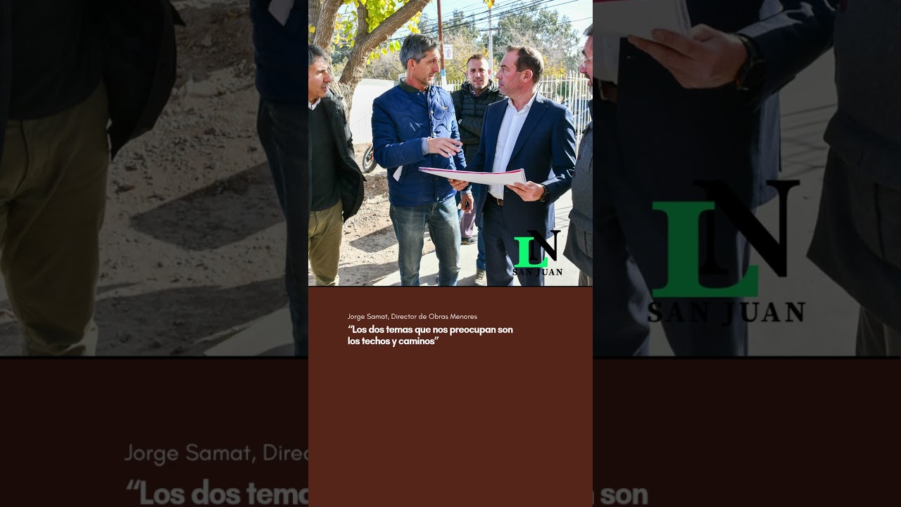 “Los dos temas que nos preocupan son los techos y caminos”