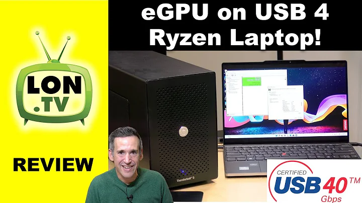 USB4とThunderboltの互換性を持つRyzenラップトップでの外部GPUなどの使用