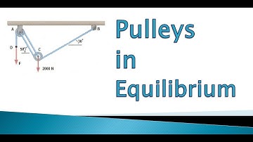 4.4 Engineering Mechanics: Pulleys in equilibrium