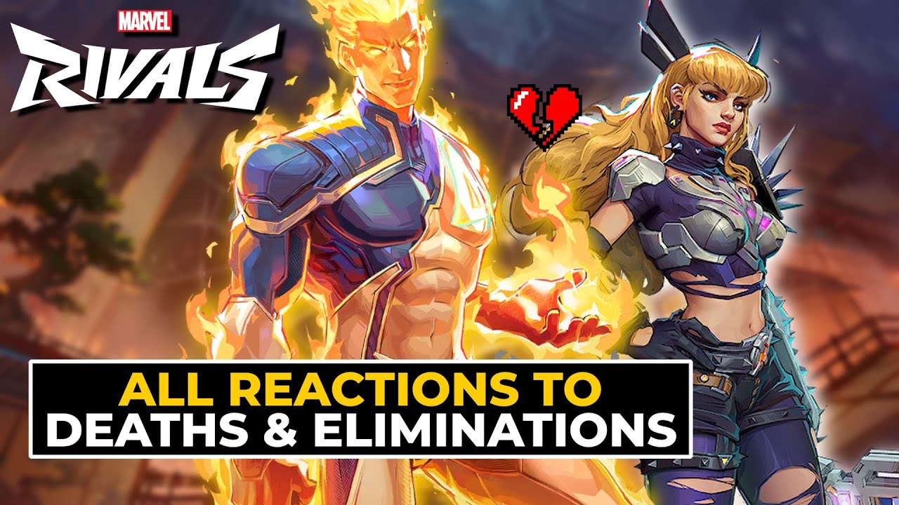 The Thing & Human Torch All Reactions to Ally Deaths and Eliminations | Marvel Rivals