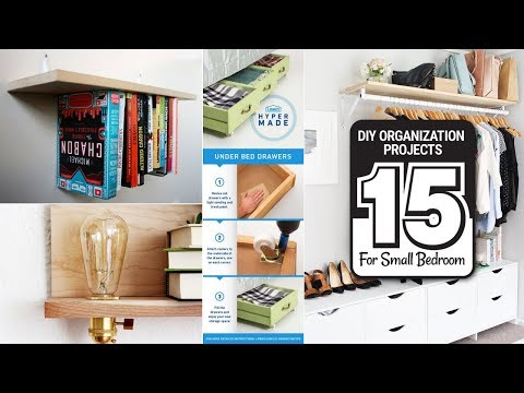 15 DIY Organization Projects for Small Size Bedrooms