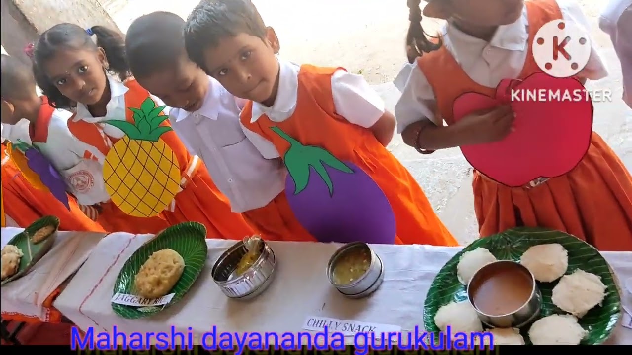 U.K.G CHILDREN PARTICIPATED IN FOOD FESTIVAL AT MAHARSHI DAYANANDA GURUKULAM SCHOOL GOOTY