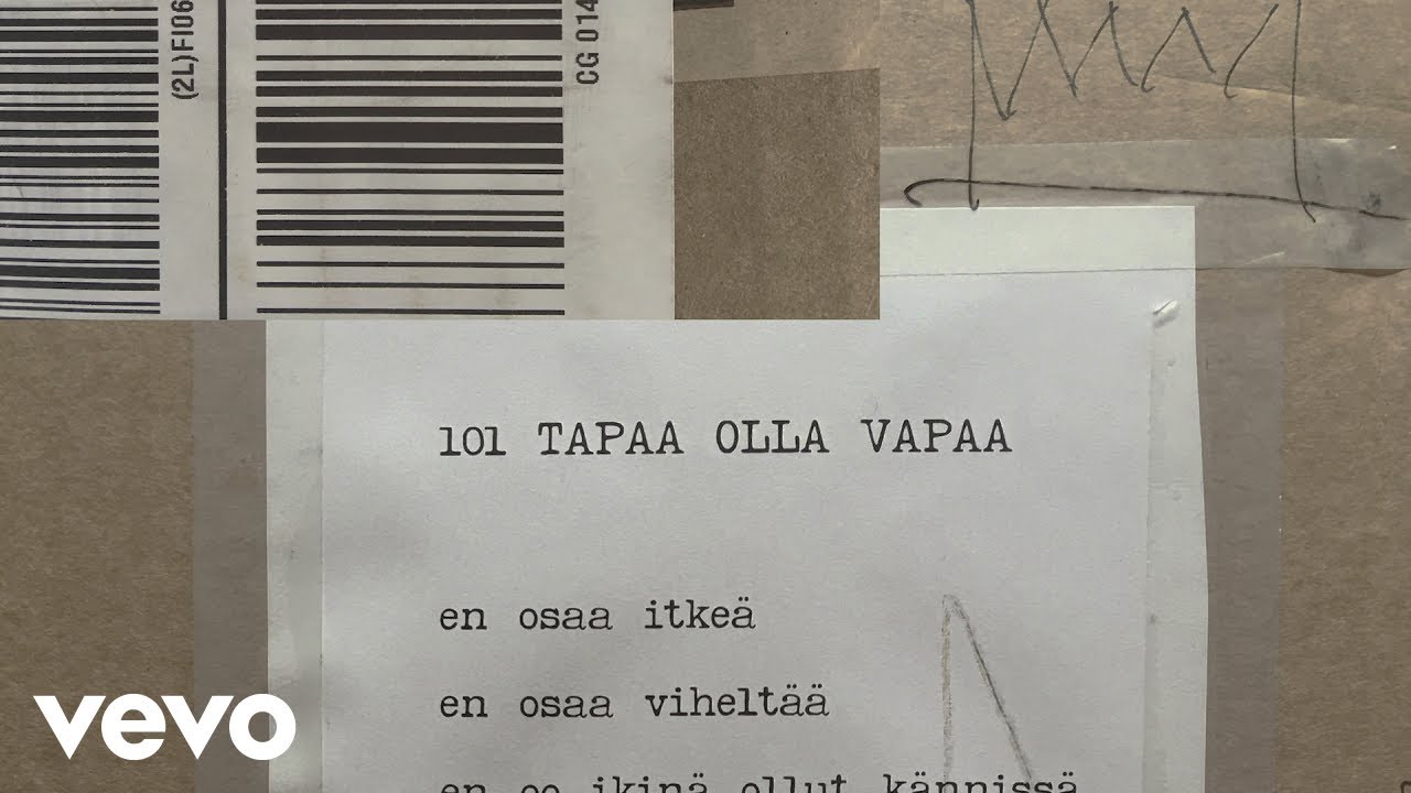 Maj Karma - 101 tapaa olla vapaa (Lyric Video) akkoorden