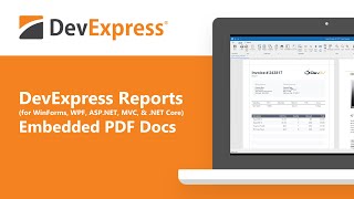 DevExpress Reports: Embedded PDF Documents