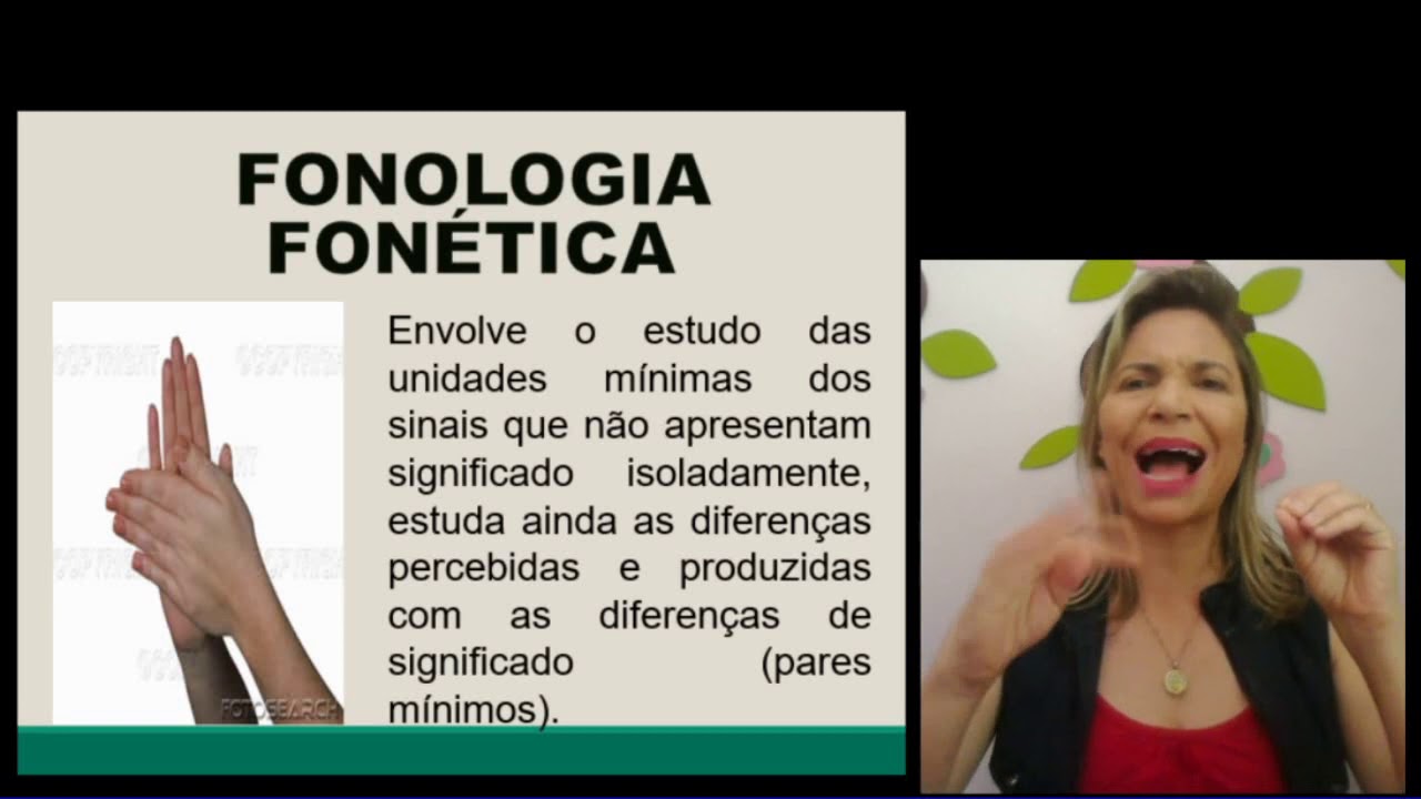 FONOLOGIA E FONÉTICA DA LIBRAS CM PROF GRACIELE MAIA