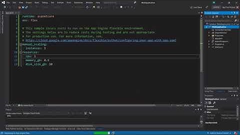 How to deploy an ASP.NET Core app to App Engine using Visual Studio 2019