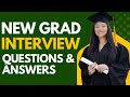 Top 20 New Grad Interview Questions And Answers for 2025