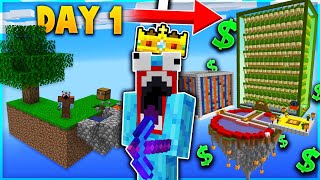 I BEAT SKYBLOCK in ONE DAY! @F1NN5TER